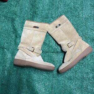 Coach Tallulah Faux Fur Chesnut Color Women's Boots Size 6